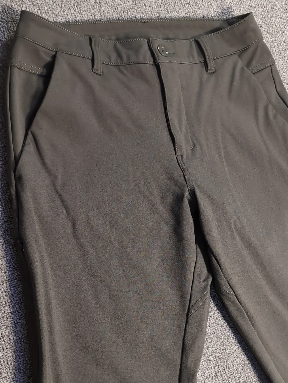 BYLT Premium Basics Everyday Pant 2.0 Size 32/T in Dark Olive Green